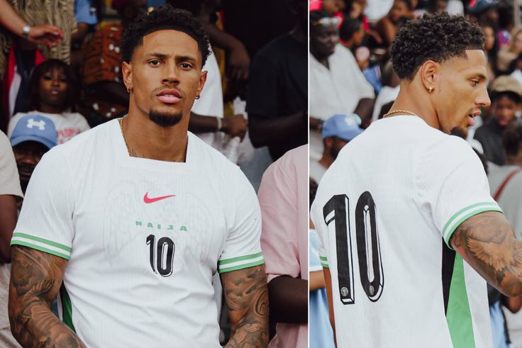 Is he AI? — Super Eagles ‘most handsome’ Maduka Okoye leaves female fans in disbelief after posing in Nigeria jersey