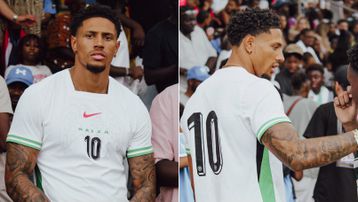 Is he AI? — Super Eagles ‘most handsome’ Maduka Okoye leaves female fans in disbelief after posing in Nigeria jersey