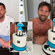 'Grumpy Old Man!' - Lionel Messi's wife Antonela celebrates him on 38th birthday with Smurf-themed cake
