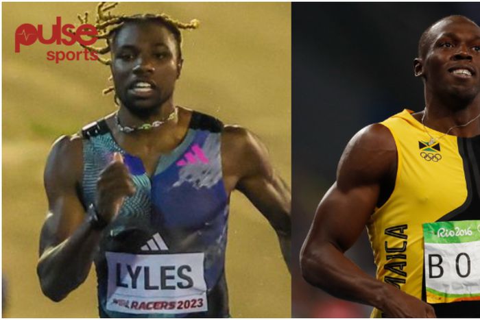 Noah Lyles and Usain Bolt |Pulsesports.ng