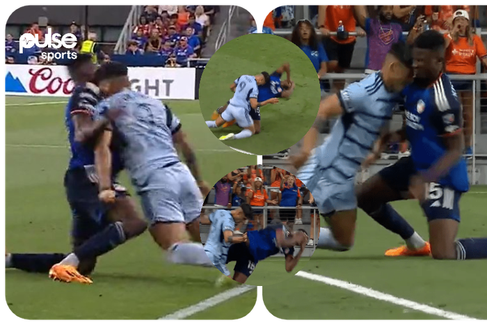MLS trouble as Sporting Kansas star headbutt player