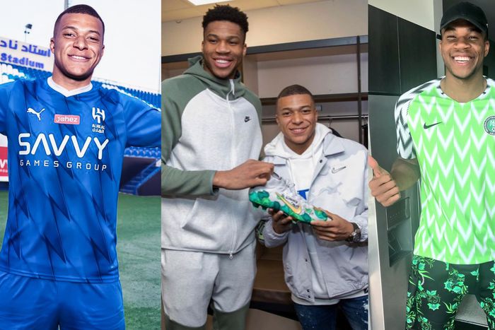Giannis Antetokounmpo responded to reports that Kylian Mbappé would join Al Hilal of Saudi Arabia.