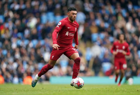 Oxlade-Chamberlain in action for Liverpool