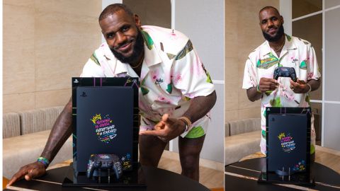 LeBron James: NBA superstar shows off custom PlayStation 5 console