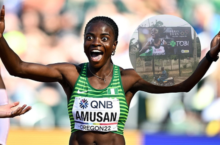 Paris 2024: Tobi Amusan Honoured With Massive Billboard In Ogun State ...