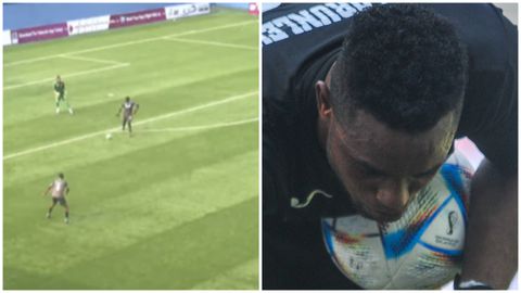 Super Eagles goalkeeper to thank his 'Chi' after escaping punishment in mistake-ridden return to Nigeria