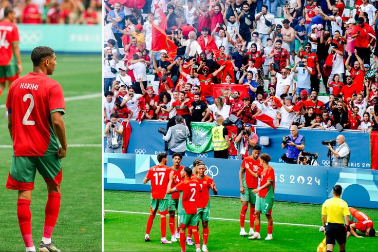 Morocco fans believe 15 minutes of extra-time show that their 2-2 draw with Argentina in the Olympic opener was rigged.