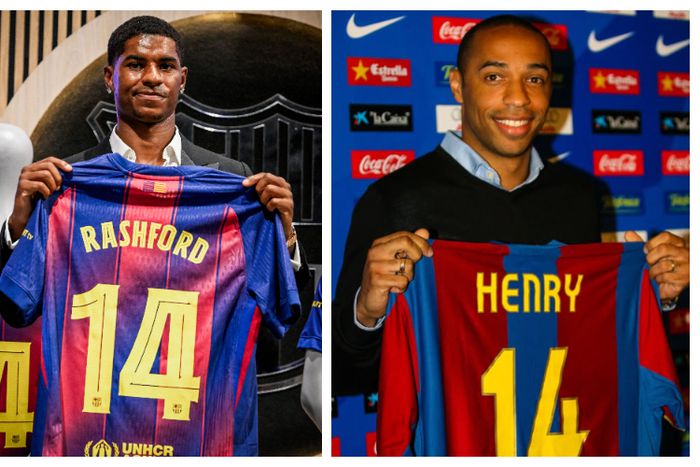 Rashford takes on the number 14 jersey