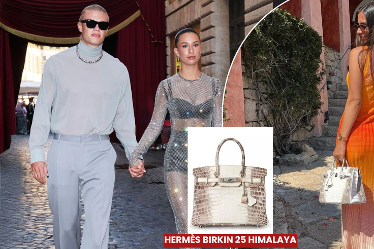 Erling Haaland gifts his girlfriend a whopping ₦732 MILLION Hermes Birkin bag for her 21st birthday