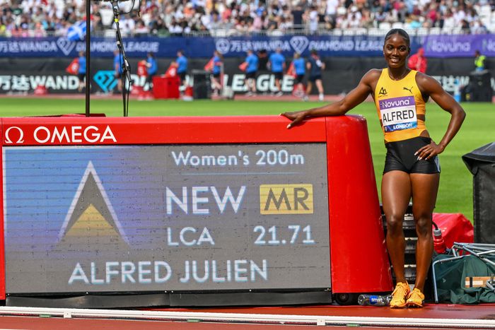American Sprint Legend Speculates Who Could Stop Julien Alfred Following Record-Threatening 200m Show in London
