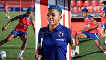 Rasheedat Ajibade: Super Falcons star takes 'Jesus' to Atletico Madrid