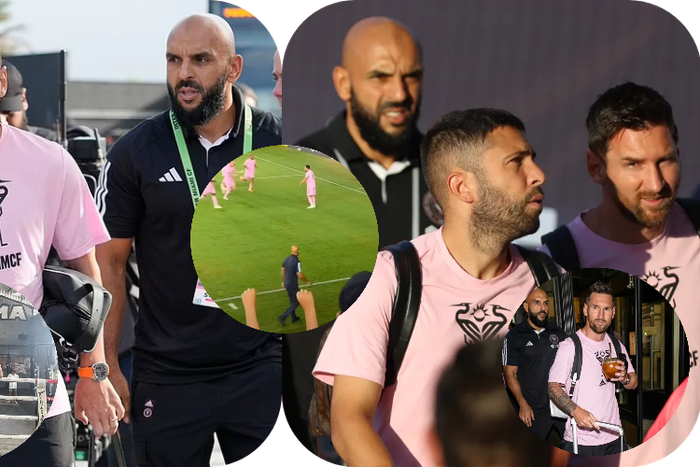 David Beckham assigns a body guard to Messi || Credit: The Sun || Created by Stephen