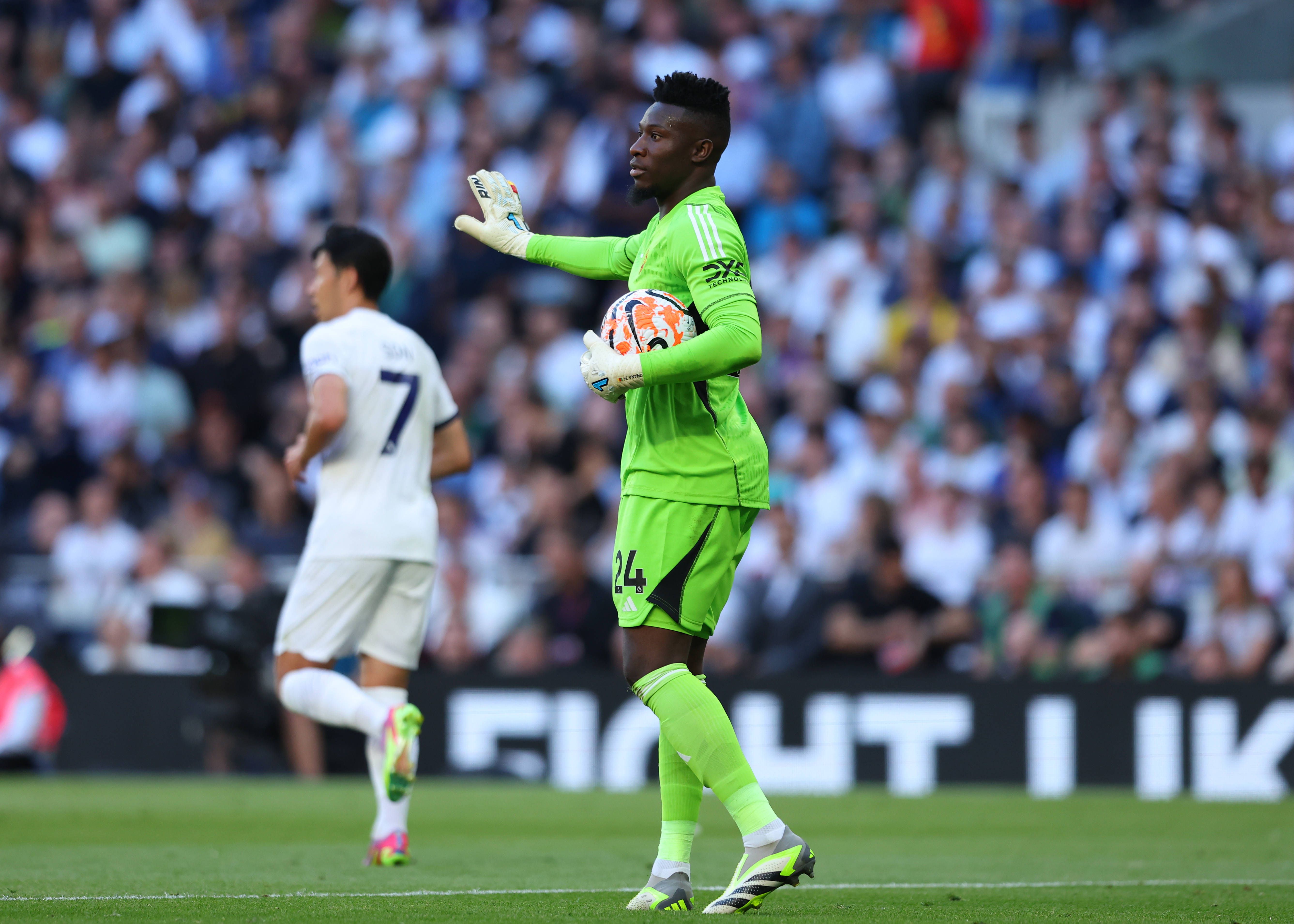 Goalkeeper Andre Onana in action for Man United | Photo Credit: Imago