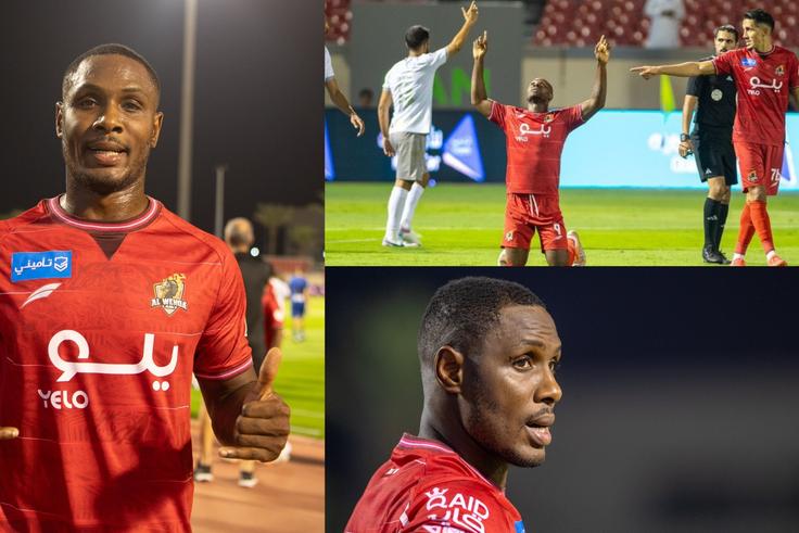 In just six minutes, Ighalo found the net as he received the ball from Fajr and dribbled a defender to convert. (Instagram/Al Wehda)