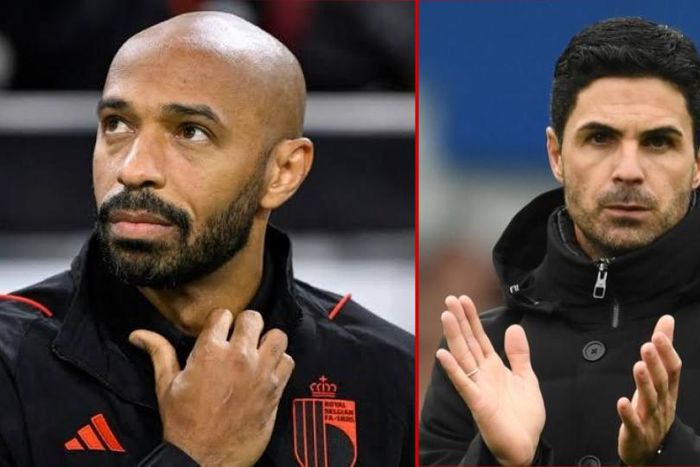 Thierry Henry and Arsenal boss Mikel Arteta | Pulse Sports
