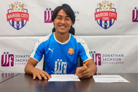 Meet Nairobi City Stars' new Japanese striker who has been compared to Brighton’s Mitoma