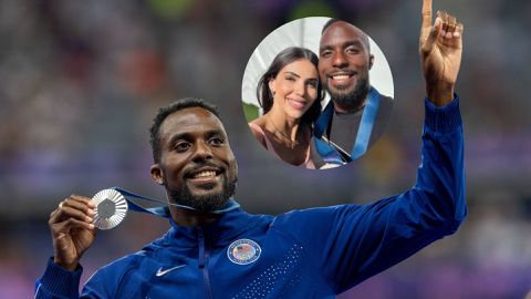 ‘I give a lot of my success to her’ – American sprinter credits Olympics silver medal to girlfriend