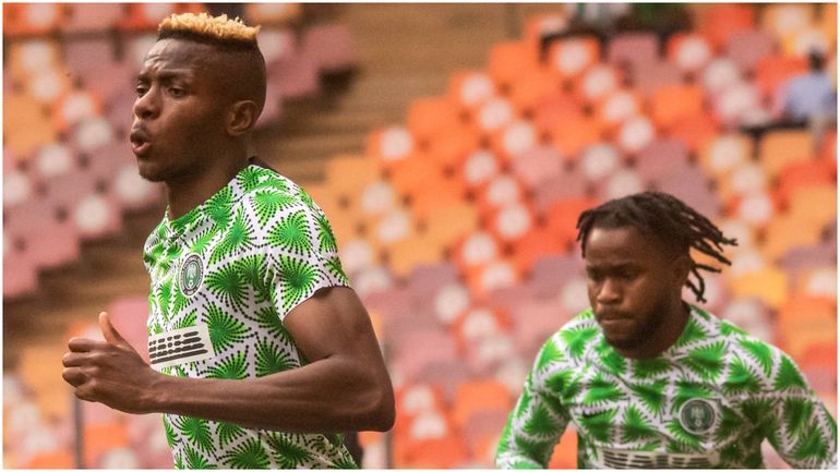 Super Eagles duo of Victor Osimhen and Ademola Lookman have been linked with moves to PSG.