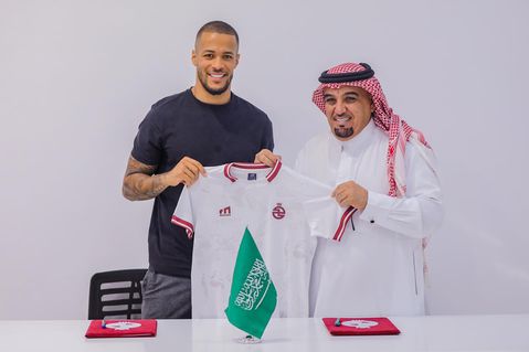 Super Eagles defender William Troost-Ekong unveiled by Al-Kholood, set to battle Cristiano Ronaldo, and Odion Ighalo in Saudi Arabia.