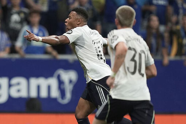 Mbappe stars as Real Madrid cruise to comfortable win against Oviedo