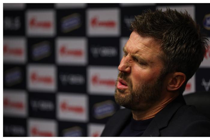 Carrick hits out at reporter
