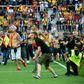 Lens bans fans for up to 18 months for pitch invasion