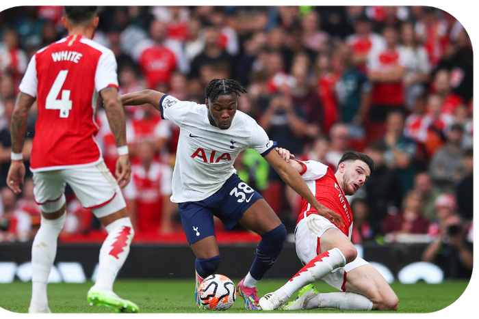 Arsenal settled for a draw against Tottenham