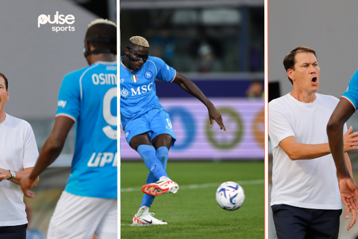 Victor Osimhen unhappy with manager Rudi Garcia for substituting him