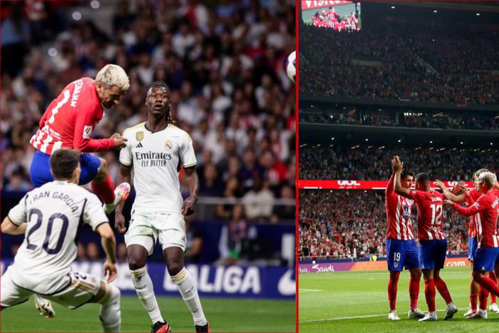 Atletico Madrid 3-1 Real Madrid || Image via @Atleti on X, formerly Twitter