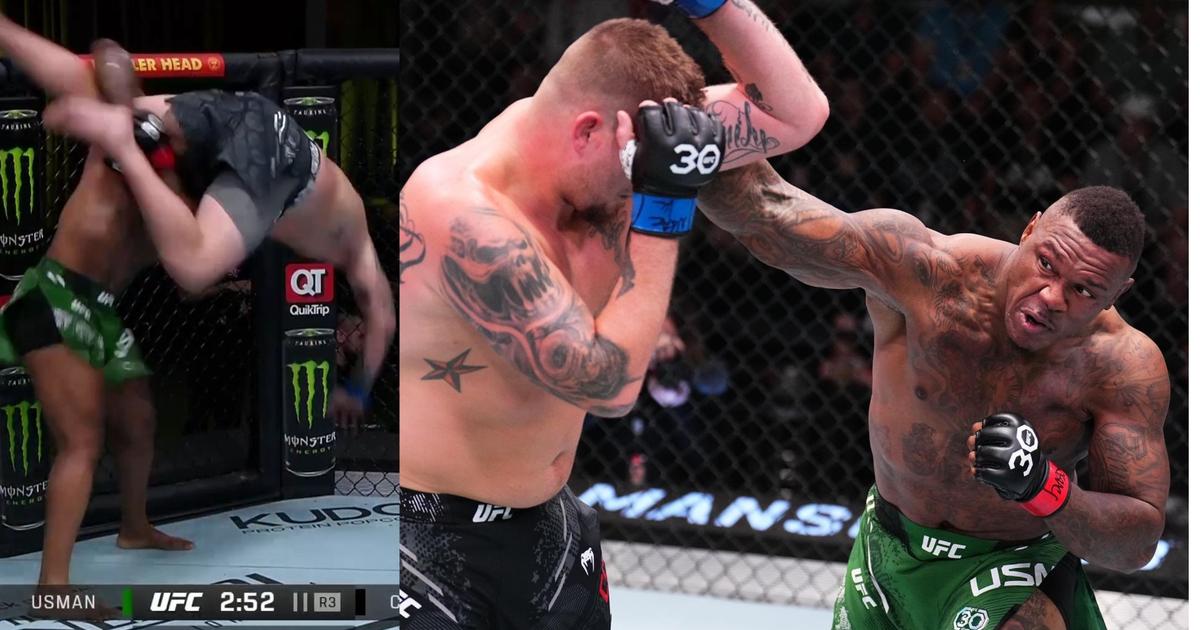 Mohammed Usman: Nigerian UFC star defeats Jake Collier in Vegas | Pulse ...