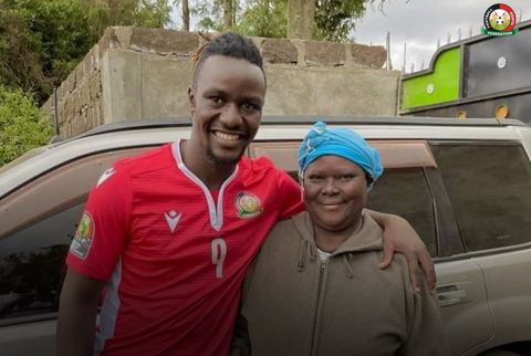 Football fraternity  joins Harambee Stars forward in mourning mum's unfortunate passing