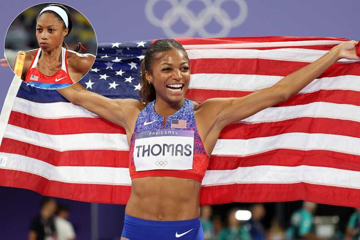Gabby Thomas: How once 'accidentally' tuning on to broadcasted race involving Allyson Felix on TV began her journey to Olympic triumph