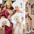 Photos of the Nigerian-themed wedding between Giannis Antetokounmpo and Mariah Riddlesprigger are trending.