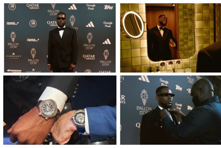 Adekunle Gold graces Ballon d'Or award show
