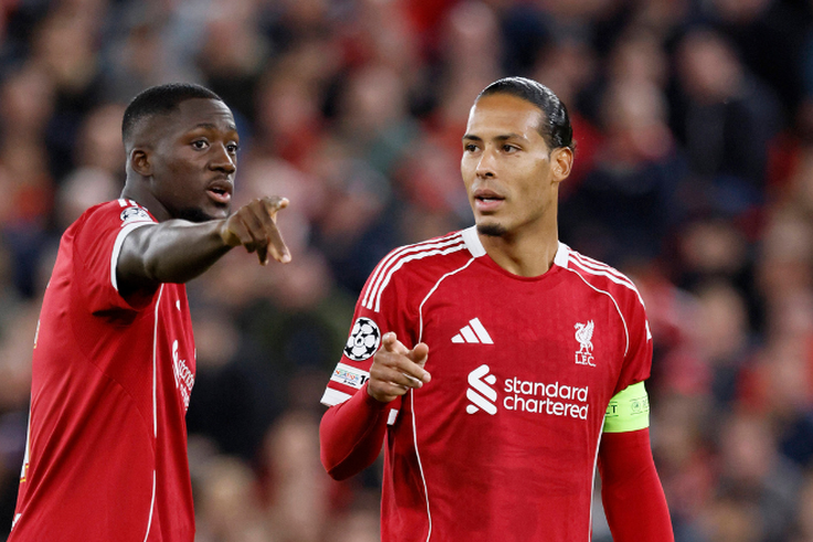 Ibrahima Konate and Virgil van Dijk of Liverpool || Image credit: Imago