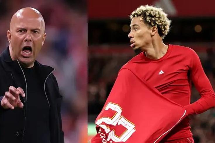 Liverpool boss Arne Slot blames goalscorer Ekitike for 'stupid' red card