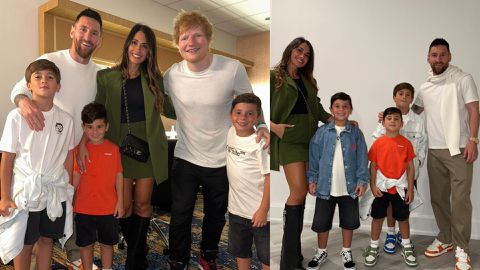 Messi and Ed Sheeran: Inter Miami star and family enjoy music at concert