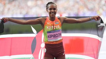 Smiling assassin Faith Kipyegon reacts to 2024 World Athletics awards nomination