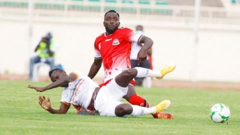 Eugene Asike and Victor Wanyama