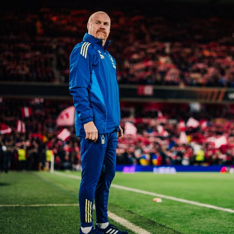 The new Nottingham Forest boss, Sean Dyche. (Photo Credit: Forest/X)