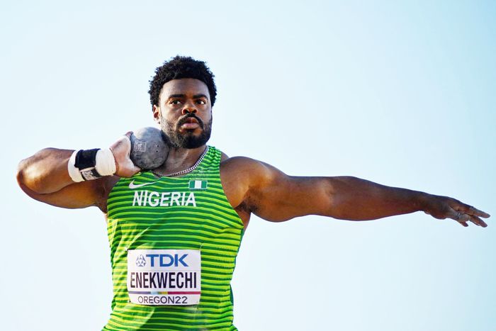 Chukwuebuka Enekwechi wins Shot Put event in Brazil with Season's Best mark