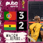 Ghana score Africa's first goal but Ronaldo's record-breaking goal fires Portugal to a win