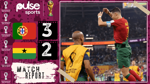 Ghana score Africa's first goal but Ronaldo's record-breaking goal fires Portugal to a win