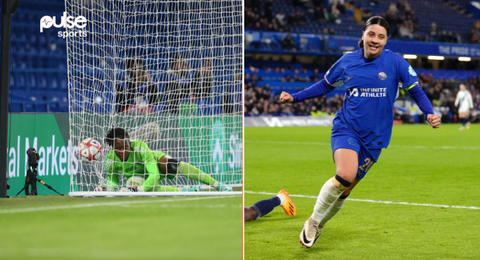 [Watch] Sam Kerr embarrasses Super Falcons GK Nnadozie with stunning strike as Chelsea trounce Paris FC