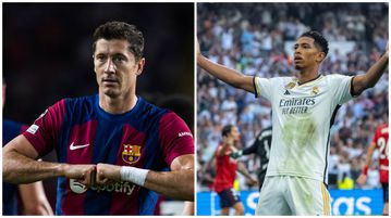 Barcelona hitman Robert Lewandowski talks up pichichi race with Real Madrid's Bellingham