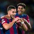 Barcelona youngsters Fermin Lopez, Ferran Torres, and Lamine Yamal | Imago