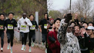 ‘Their energy fuels me’ - Eliud Kipchoge motivated by ‘mad’ reception in China as he mentors young runners