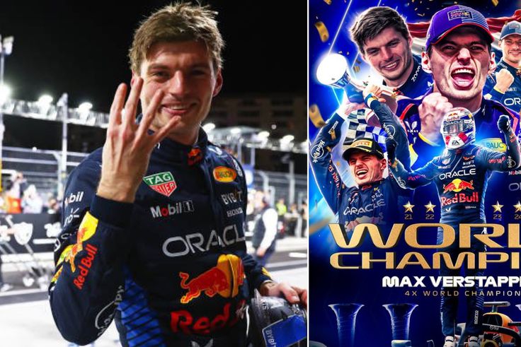 Max Verstappen becomes Formula 1 world champion for 4th consecutive year