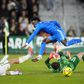 Vinicius Junior of Real Madrid and Inaki Pena of Elche compete for the ball || Image credit: Imago