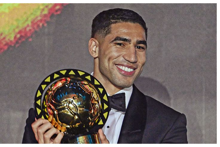 Hakimi celebrates CAF award with Burna Boy’s song